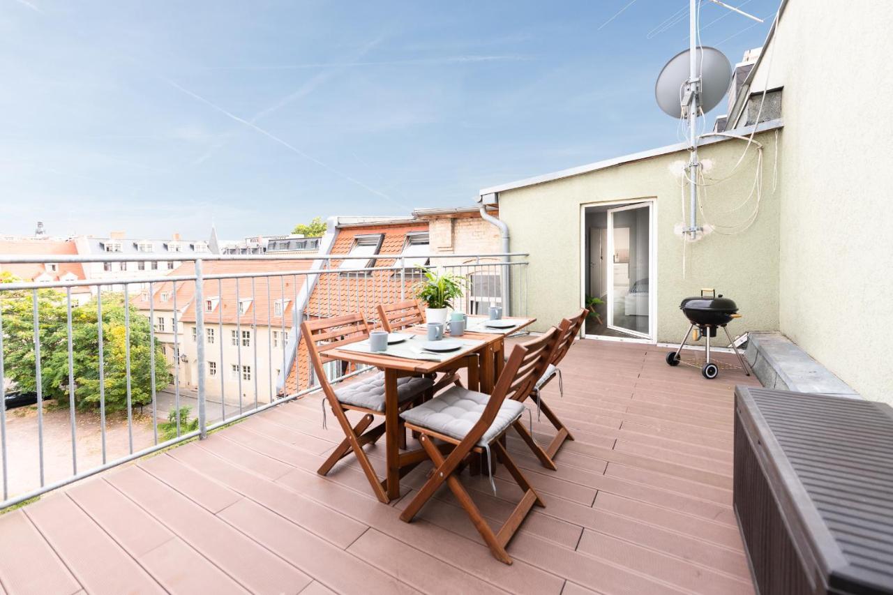 Ko-Living - Haendel Suite - Altstadt Mit Kueche, Smart Tv & Dachterrasse Halle  Exterior foto