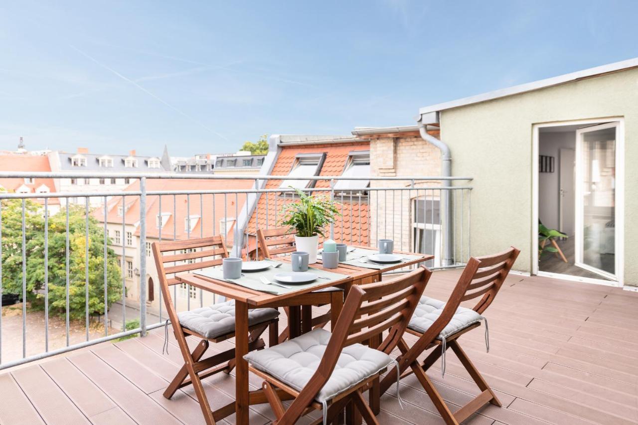 Ko-Living - Haendel Suite - Altstadt Mit Kueche, Smart Tv & Dachterrasse Halle  Exterior foto